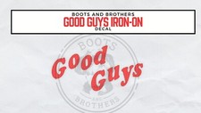 Chucky Child's Play Good Guys Doll Logo Iron-On Decal - Child & Adult Sizes picture
