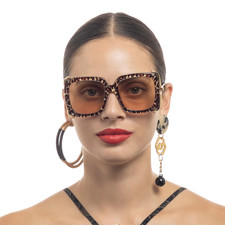 Camilla The After Party Sunglasses BRAND NEW IN BOX Animal Print Square Oversize picture