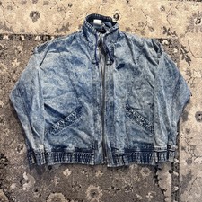 Vintage Nike Challenge Court Denim Jacket Acid Wash picture