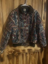 Vintage Carhartt Santa Fe all over print work wear jacket. Great condition. picture
