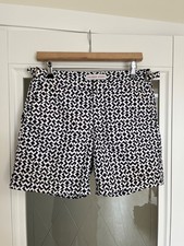 Orlebar Brown Bulldog Men's White & Blue Luxury Swim Shorts Size 30 picture
