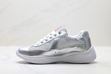 Prada America's Cup Silver-white comfortable casual shoes picture
