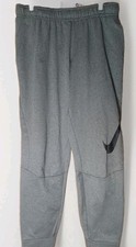 Official Nike Brand Merchandise Men's Gray Fleece Sweatpants Size Medium picture