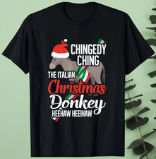 Dominick The Christmas Donkey Italian Christmas Donkey T-Shirt picture