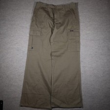Pepe Jeans London Cargo Pants Mens Vintage Y2K Khaki Wide Leg Utility Gorpcore picture