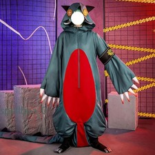 NEW GACHIAKUTA Guita Cosplay Costume Dinosaur Pajamas Halloween Game Anime Gift picture
