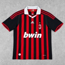 Adidas AC Milan 2009/10 Home Soccer Jersey Kit Youth Medium Red Bwin picture