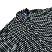 Vintage Polo Golf Ralph Lauren Caldwell Shirt Size M Black Short Sleeve Button picture