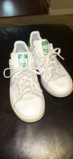 adidas Stan Smith Men's White/Green Low Top Lace-Up Sneakers M20605 picture