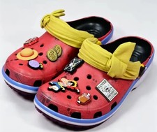 Luffy One Piece Crocs Anime Red Clogs Adult Unisex picture