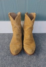 Tecovas The Dean Men's Side Zip Boot - Honey Suede Leather - Size 12D  picture
