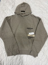 Dark Grey/Oat Cotton Hoodie     Size Small      Brand New picture