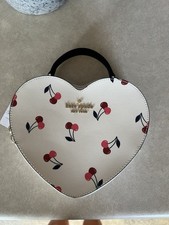 NWT Kate Spade New York Love Shack Cherry Heart Crossbody in Cream picture
