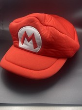 Nintendo Super Mario Red Foam Costume Hat Cap Adult One Size Cosplay picture