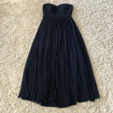 Jenny Yoo Bridemaids Dress Size 6 Blue Aidan Convertible Strapless Chiffon Gown picture
