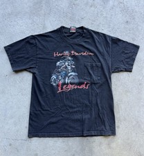 Vintage 1990s Harley Davidson Legends Pocket Beefy T-Shirt Biker Grunge 20x27 picture