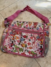 Rare Retired Lesportsac Floral Spring Messenger Bag - LIMITED EDITION picture