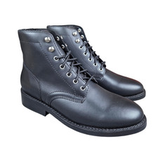 Thursday President Classic Collection Boots Black Smooth Leather Men's Size 6 picture