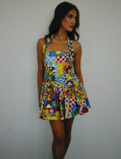 Runaway The Label - Winslow Mini Dress in Phaedra Print- size Medium NWT picture