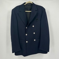 Vintage 1956 Fechheimer Bros Navy Blue Uniform Jacket Size 44R Mid Century 50s picture