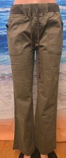 NWT Flamingals Drawstring Mid-Rise Straight-leg Pants Large 92003 30 Inseam picture