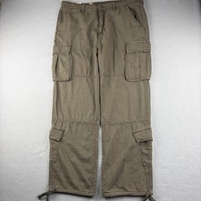 Aeropostale Baggy Cargo Pants Olive Green Multi Pocket Men’s XL NWT picture