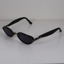 Vintage ROLLING MOD 855 46 COL.703 Black Oval Made in Italy Sunglasses picture