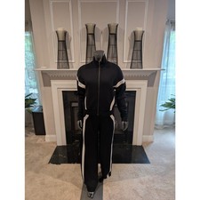 Spanx Women's AirEssentials Track Jacket & Pants Set Black Size M / S Tall picture