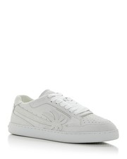 Palm Angels New Palm Low Top Sneakers Men's 42EU/9US White Lace Up Closure picture