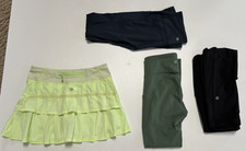 Lululemon Lot of 4 items 3 Leggings 1 Skirt Women's picture