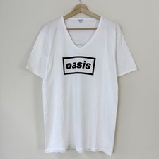 Vintage 90's Oasis What's The Story Morning Glory Rock Band Concert Tee Shirt L picture