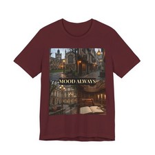 Cozy Vintage Library Mood Always T-Shirt | Literary Aesthetic Tee picture