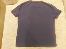 Polo Ralph Lauren Custom Slim Fit Navy Crew Neck Short Sleeve Tee L picture