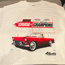 Super Cruise of Champions 2016 Atlantis Hot August Nights Reno Men’s M White Tee picture
