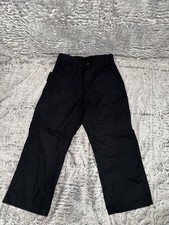 NWT Carhartt B151 Canvas Work Pants Dungaree Loose Original Fit 30x30 Black picture