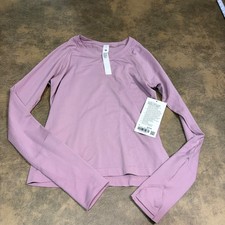 Lululemon Swiftly Tech Long Sleeve Shirt Womens 6 Rose Blush Race Length 2.0 picture