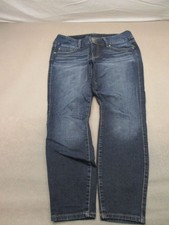 Torrid Size 12 Womens Blue Cotton Blend Pockets Casual Comfy Zip Jeggings 561 picture