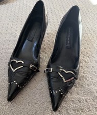 Vintage Steve Madden Leather Mules 7.5 picture