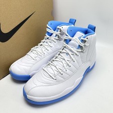Mens Nike Air Jordan 12 Retro Shoes White University Blue New CT8013-112 picture