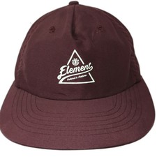 Element 5 Panel Red Hat One Size Future is Nature Skateboarding Strapback picture