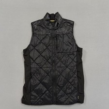 Smartwool Vest Mens M Black Quilted Nylon Wool Lined Insulated Hiking Outdoor picture