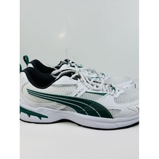 Puma White and Green Athletic Running Shoes 402625-08 Mens 13 picture