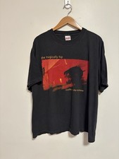 Vintage 90s The Tragically Hip Trouble at The Henhouse Faded Black T-Shirt XL picture