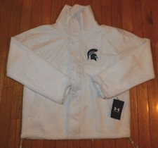 Michigan State Spartans Under Armour Mission Boucle Jacket/Swacket Ladies NWT picture