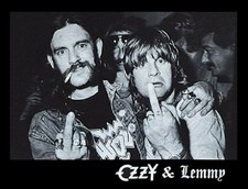 OZZY OSBOURNE Finger Logo Heavy Metal Music Concert T-Shirt Men's S M L XL XXL picture