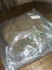 Vintage Orvis Flat Cap Hat Mens 7 1/8 57 Lawrence Foster Wool Tweed Yorkshire picture