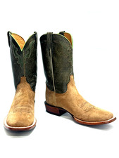 Lucchese Men's Brown Suede Western Cowboy Boots – Size 9 EE picture