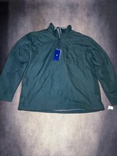 BRAND NEW Izod Fleeced lined green windbreaker jacket picture