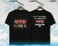 UFO band 1981 AMERICAN Tour T Shirt Size S-4XL Short Sleeve AC1470 picture