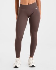 AYBL Women’s Adapt Seamless Leggings Shorts Brown Size: M NWT picture